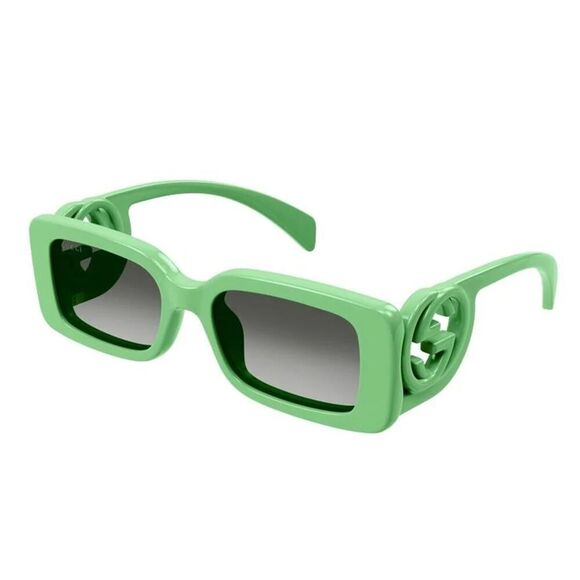 NEW Gucci Sunglasses GG1325S 004 Green / Green Gradient Unisex Authentic - Picture 7 of 10